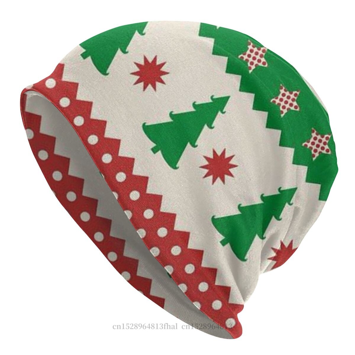 Happy New Year Autumn Spring Hats Christmas Background Thin Hat Bonnet Hipster Skullies Beanies Caps Men Womens Earm